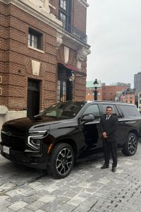 chauffeur and vehicle